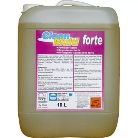 CLEANMULTI FORTE 10л. Средство для удаления масла и жира для кухни